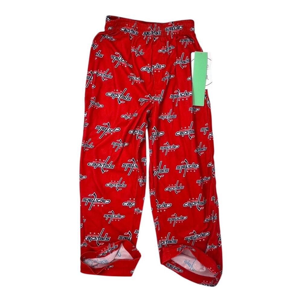 NWT 8 Youth Washington Capitals Pajama Pants Official NHL Licensed Sleepwear